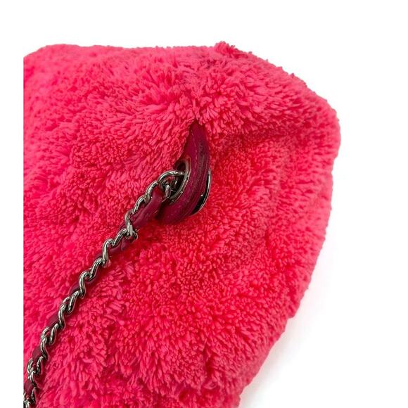 CHANEL Pink Fur Backpack A-A12622 - Picture 11 of 13